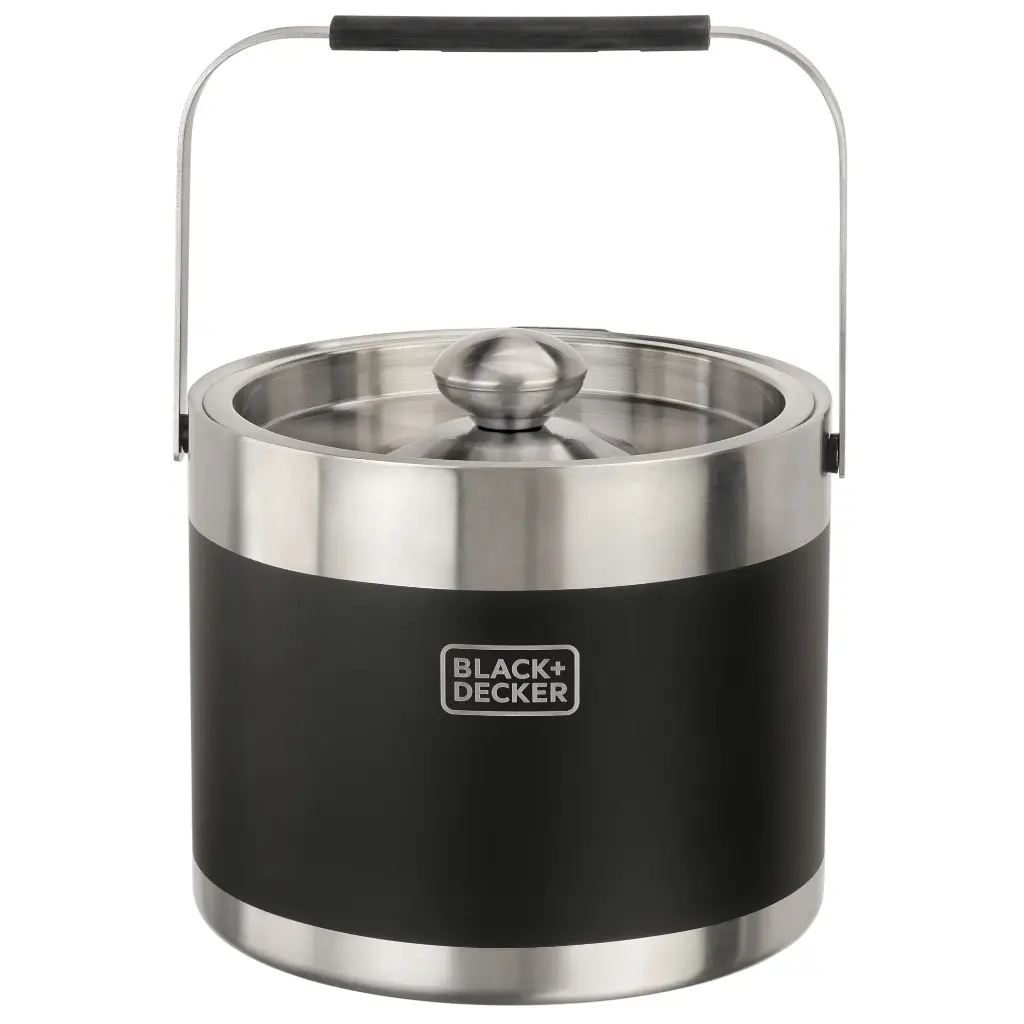 BEIB103 - Black+Decker Ice Bucket with Tongs 1.webp