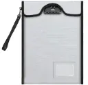 Professional Security Bag with Combination Lock - 14"x11", Silver 