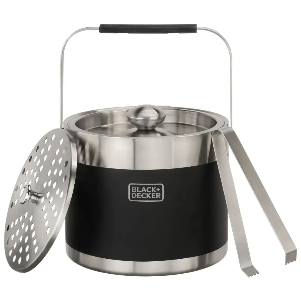 BLACK+DECKER Ice Bucket with Tongs